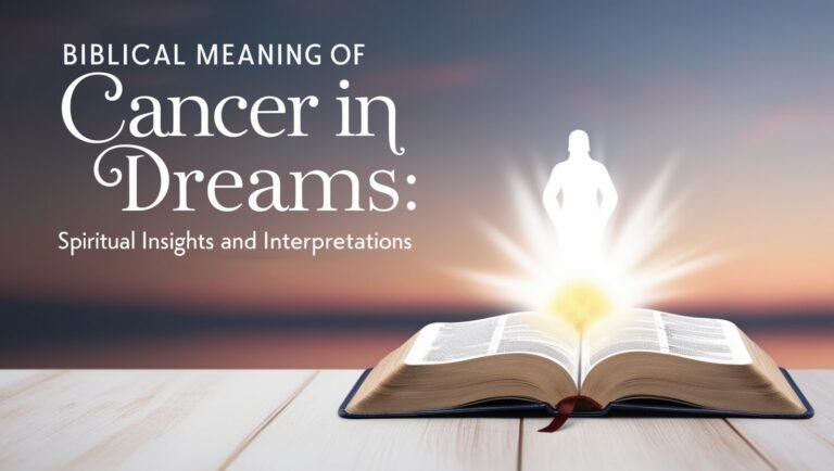 Biblical Meaning of Cancer in Dreams: Spiritual Insights and Interpretations