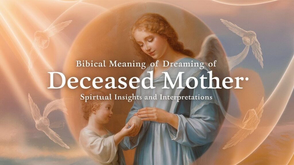 Biblical Meaning of Dreaming of Deceased Mother: Spiritual Insights and Interpretations