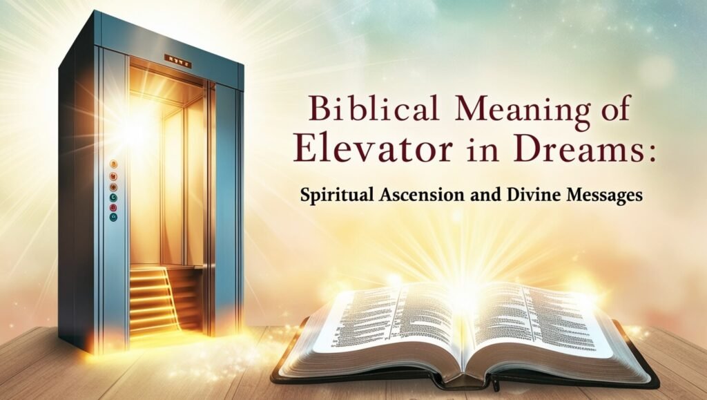 Biblical Meaning of Elevator in Dreams: Spiritual Ascension and Divine Messages