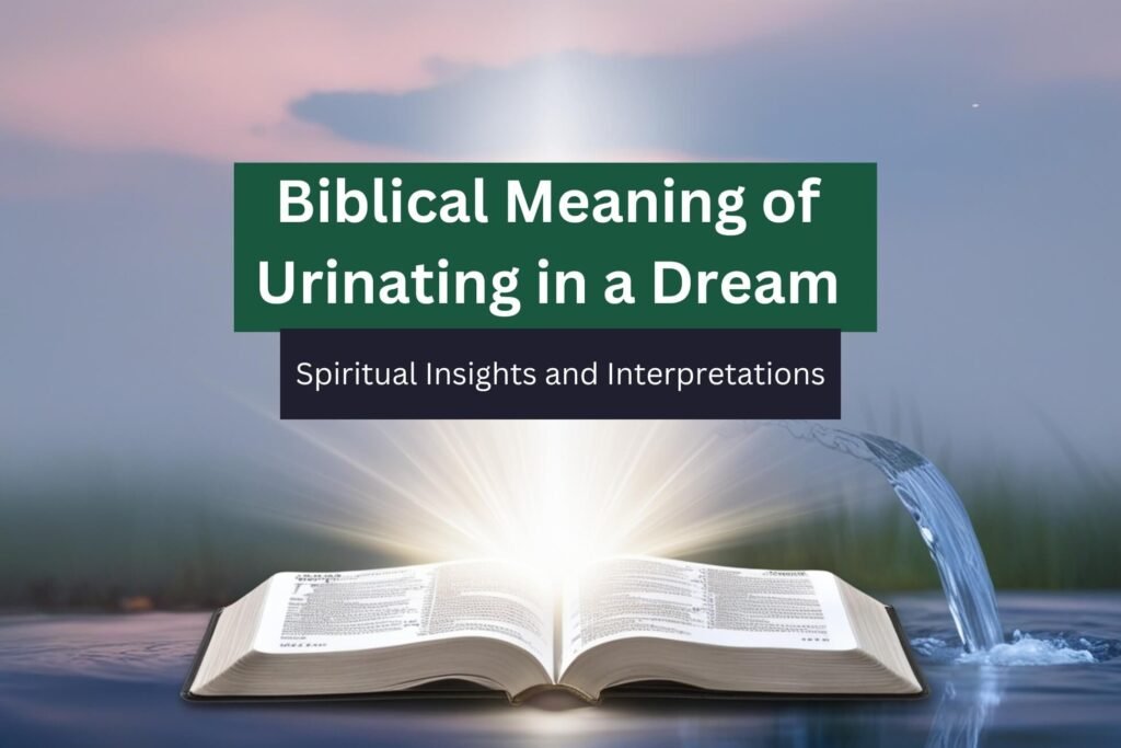 Biblical Meaning of Urinating in a Dream: Spiritual Insights and Interpretations