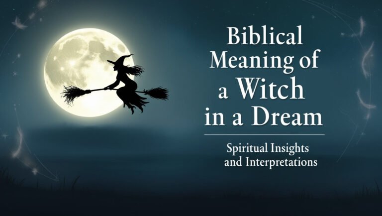 Biblical Meaning of a Witch in a Dream: Spiritual Insights and Interpretations