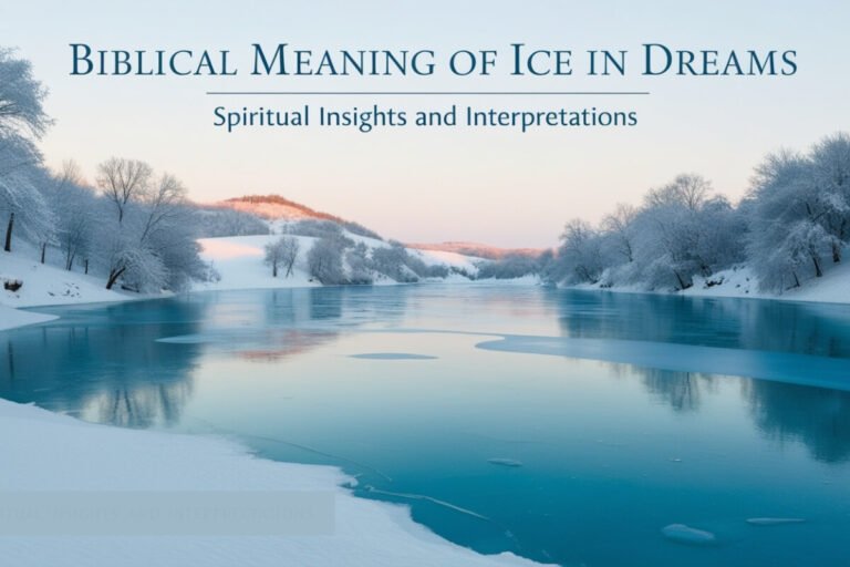 Biblical Meaning of Ice in Dreams: Spiritual Insights and Interpretations