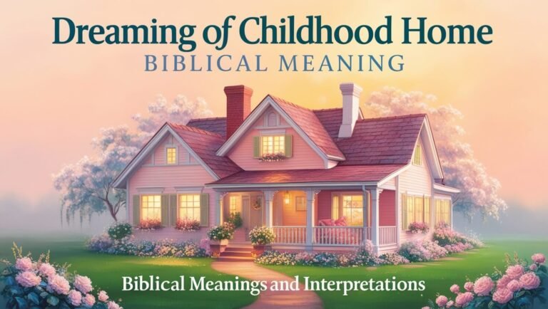 dreaming of childhood home biblical meaning: Biblical Meanings and Interpretations