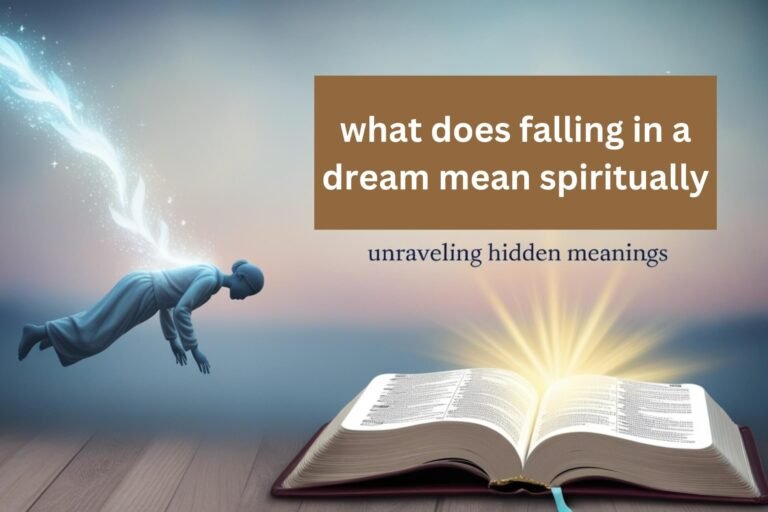 what does falling in a dream mean spiritually: Unraveling Hidden Meanings