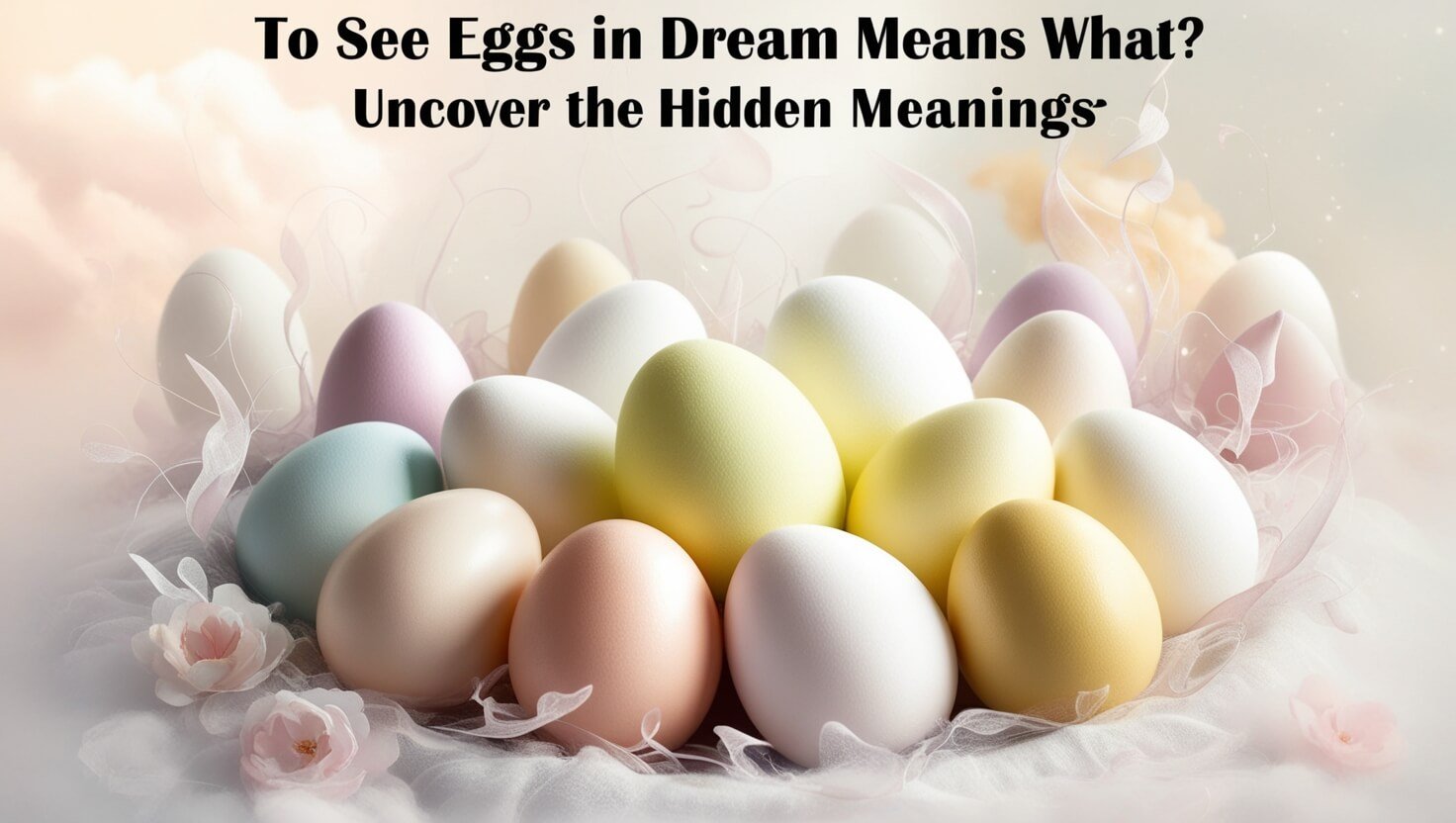 To See Eggs in Dream Means What? Uncover the Hidden Meanings