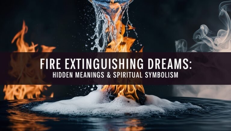 Fire Extinguishing Dreams: Hidden Meanings & Spiritual Symbolism