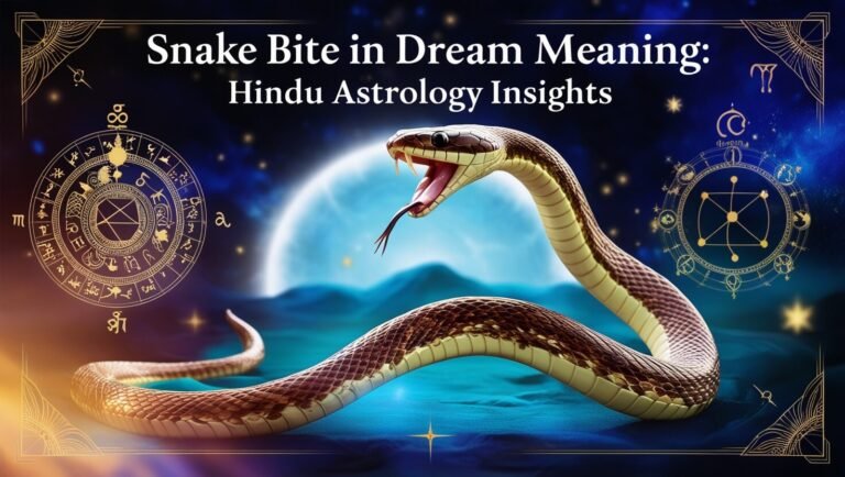 Snake Bite in Dream Meaning: Hindu Astrology Insights