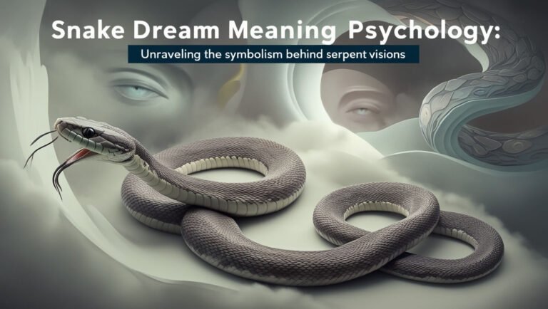 Snake Dream Meaning Psychology: Unraveling the Symbolism Behind Serpent Visions