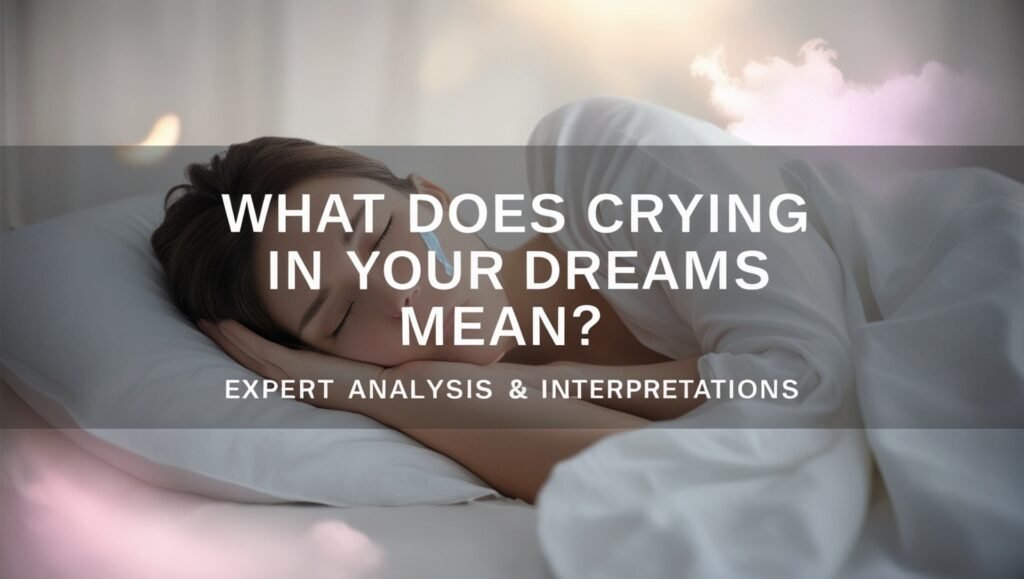 What Does Crying in Your Dreams Mean? Expert Analysis & Interpretations